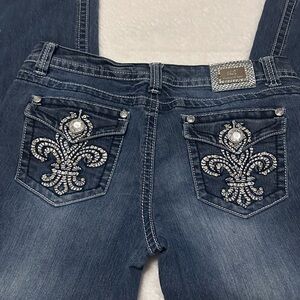 12k bedazzled bootcut jeans
